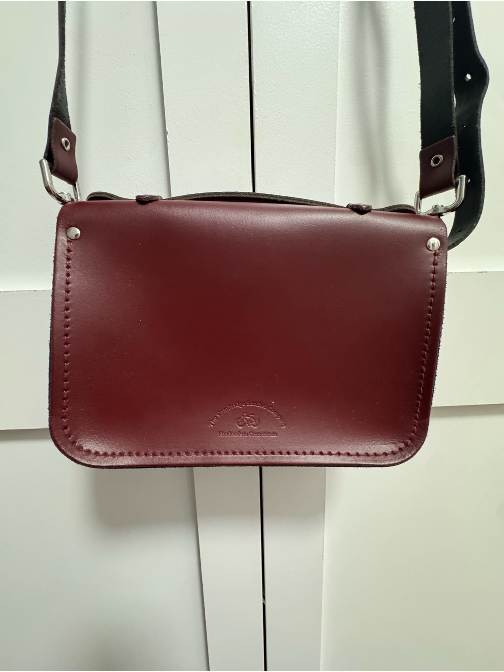 The Cambridge Satchel Company Oxblood Leather Mini Satchel - Picture 5 of 6